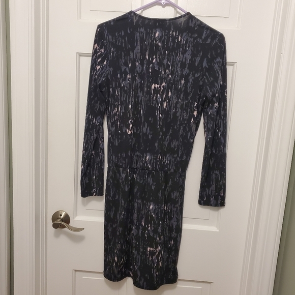 NWT Peyton Jensen Black Multicolored Emma Surplice Dress Size Small, Retail $88 - Picture 8 of 11
